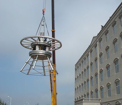 公園創(chuàng)意鏤空避雷針雕塑