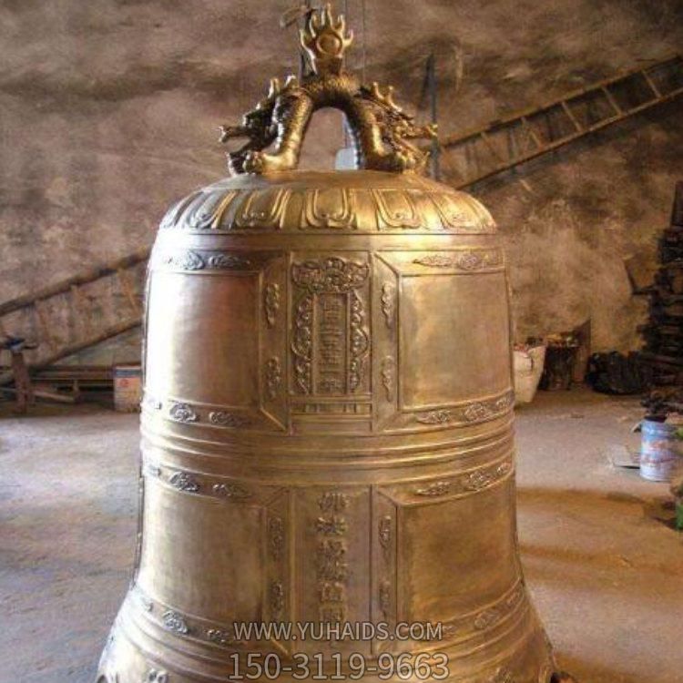 大型寺廟宗教祈福銅鐘雕塑