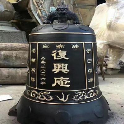 宗教寺廟大型銅雕銅鐘雕塑